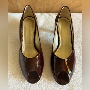 Amalfi open toe heels in size 7.5